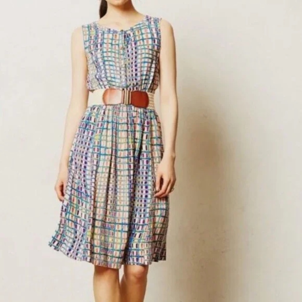Anthropologie - Plenty by Tracy Reese Sunchecked Sundress - Size 2